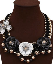 Load image into Gallery viewer, Luxe 3D Rose Statement Necklace
 $30
